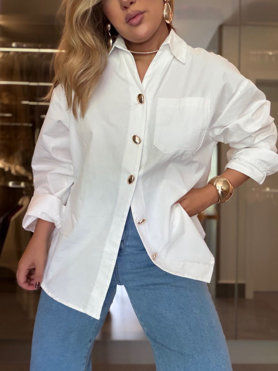 CAMISA NICOLE LISA OFF - 0075280048 - CAROLLA FERRARO