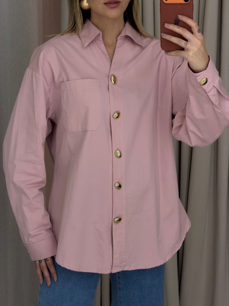 CAMISA NICOLE LISA ROSA