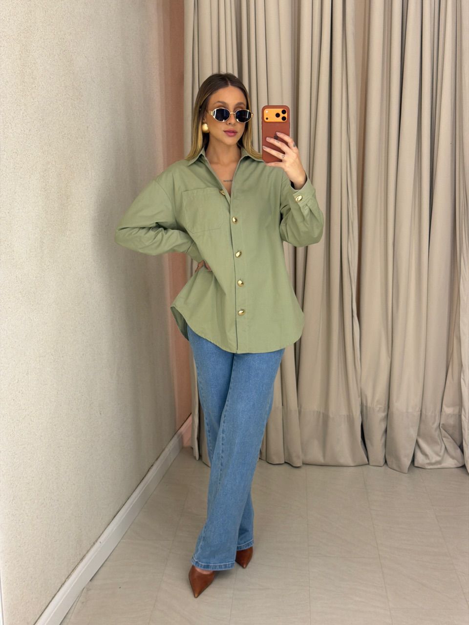 CAMISA NICOLE LISA VERDE