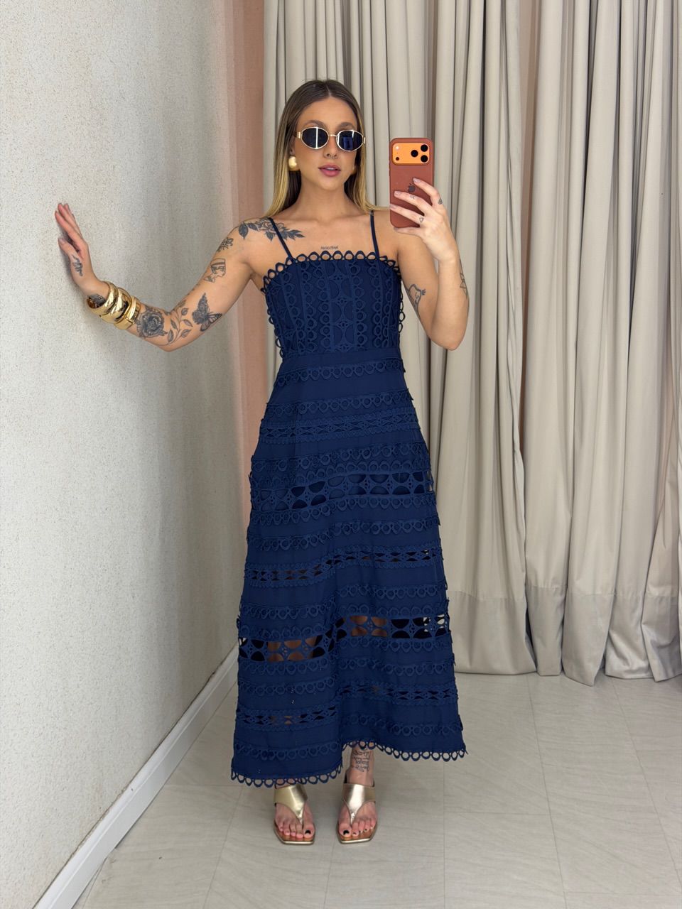 VESTIDO IRENE LAISE MARINHO