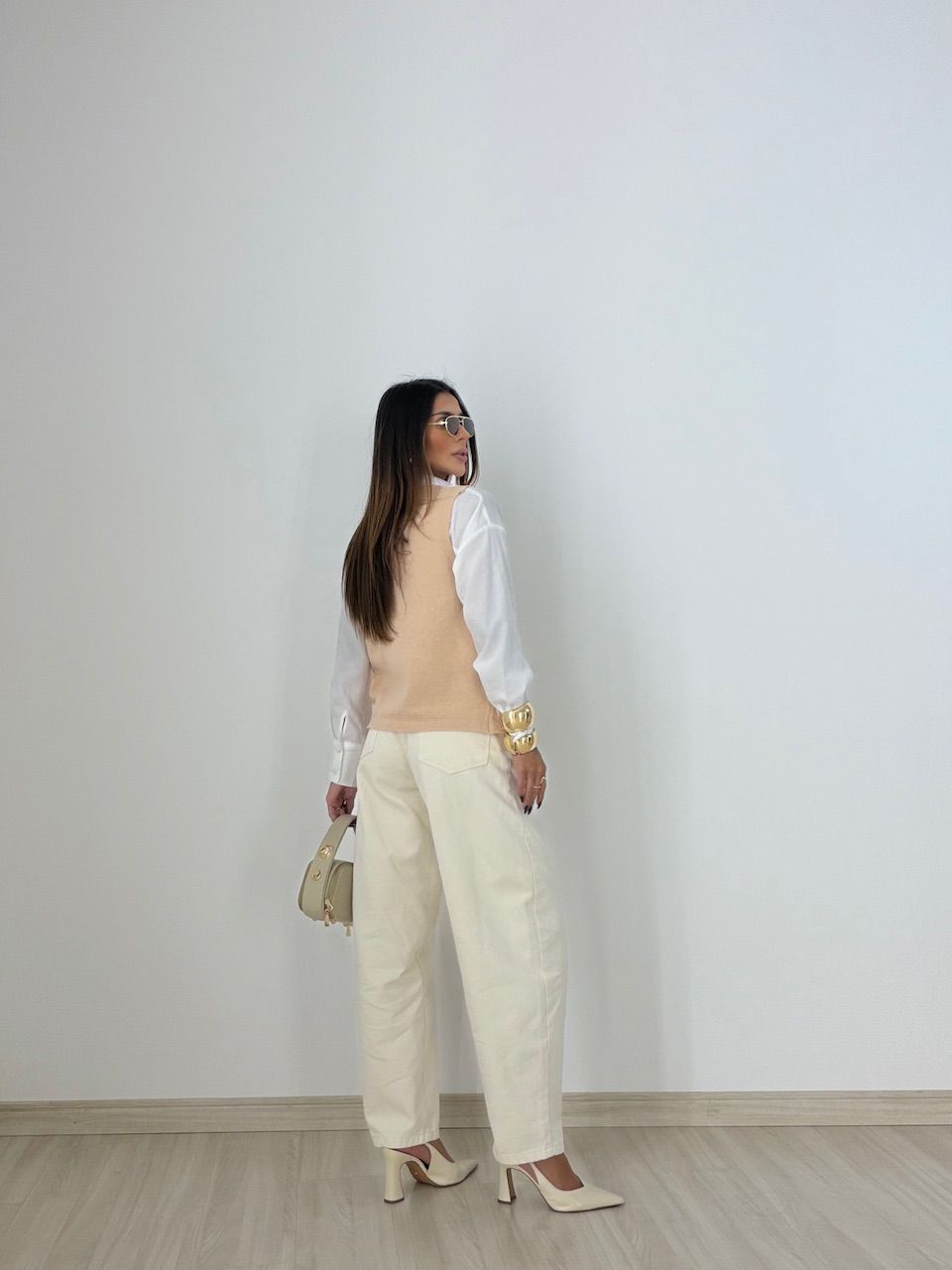 COLETE EMMA BORDADO CREME