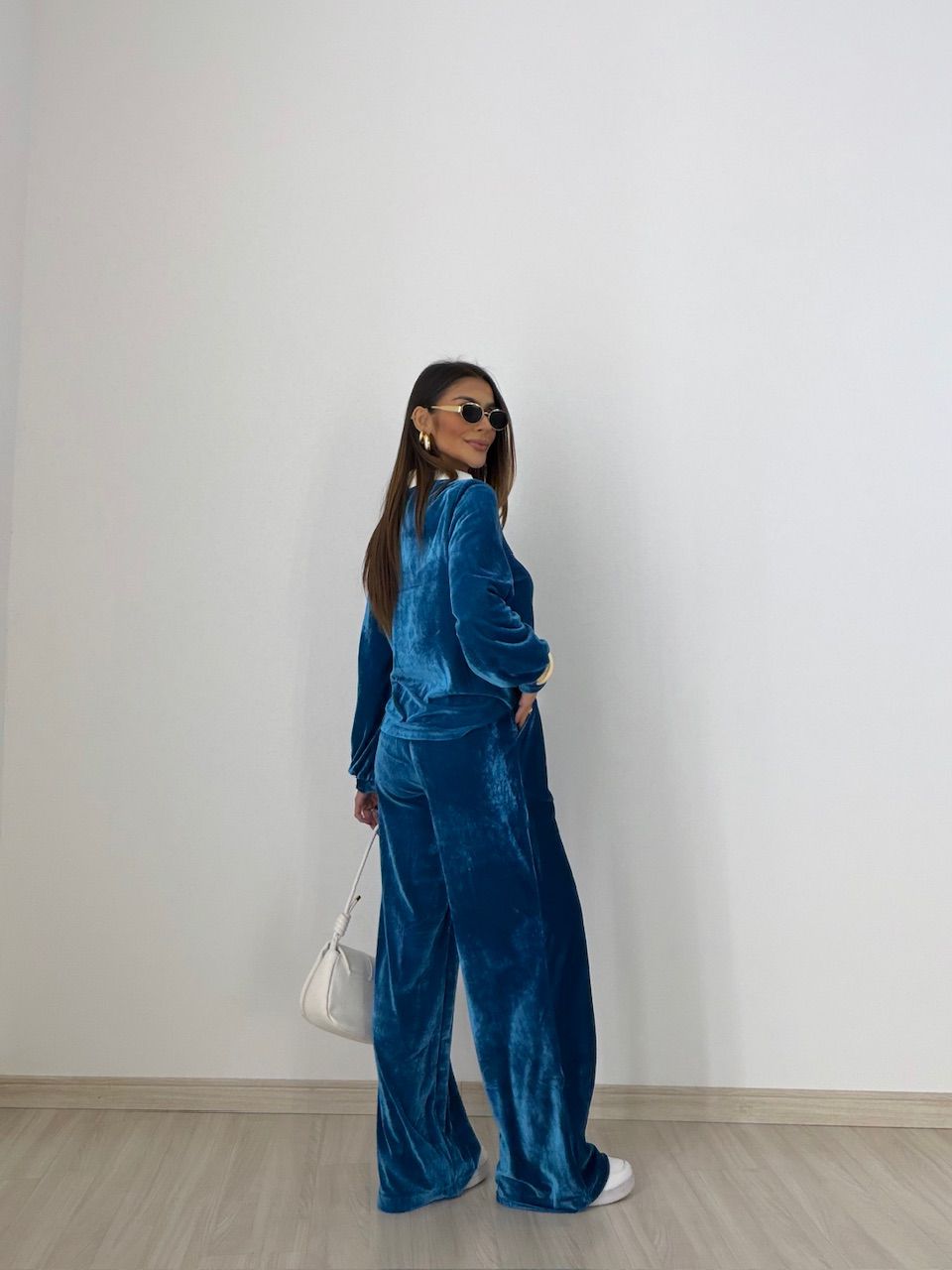 CONJUNTO VALESCA VELUDO AZUL