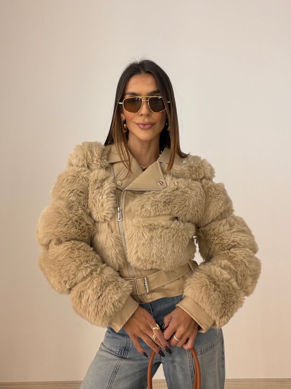 PUFFER MICHELE PELINHOS NUDE