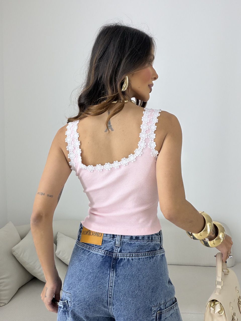 CROPPED CARLA FLORES ROSA