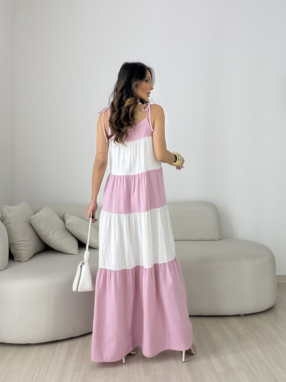 VESTIDO JANAÍNA ALCINHA ROSA