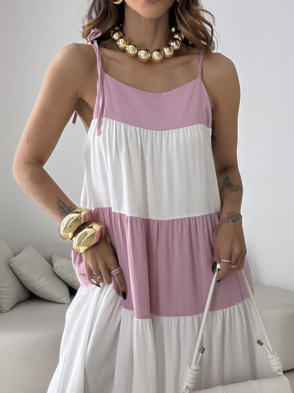 VESTIDO JANAÍNA ALCINHA ROSA