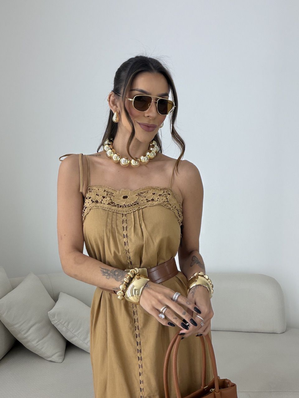 VESTIDO LARISSA RENDA NUDE
