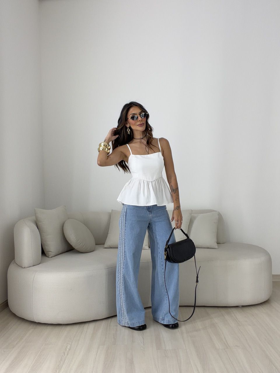 BLUSA MARRIE PEPLUM ALCINHA OFF