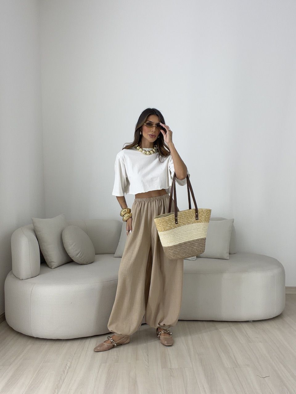 CALÇA MARIA VITÓRIA ALADIM CAQUI