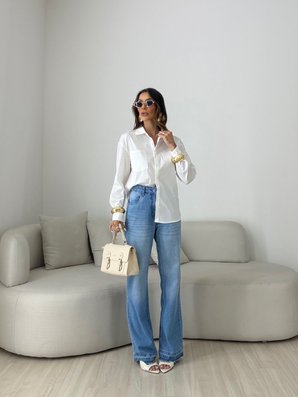 CAMISA ANDRÉIA TRICOLINE OFF
