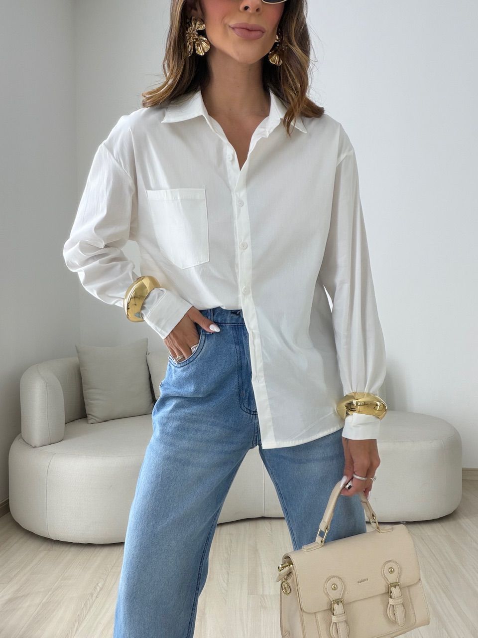CAMISA ANDRÉIA TRICOLINE OFF
