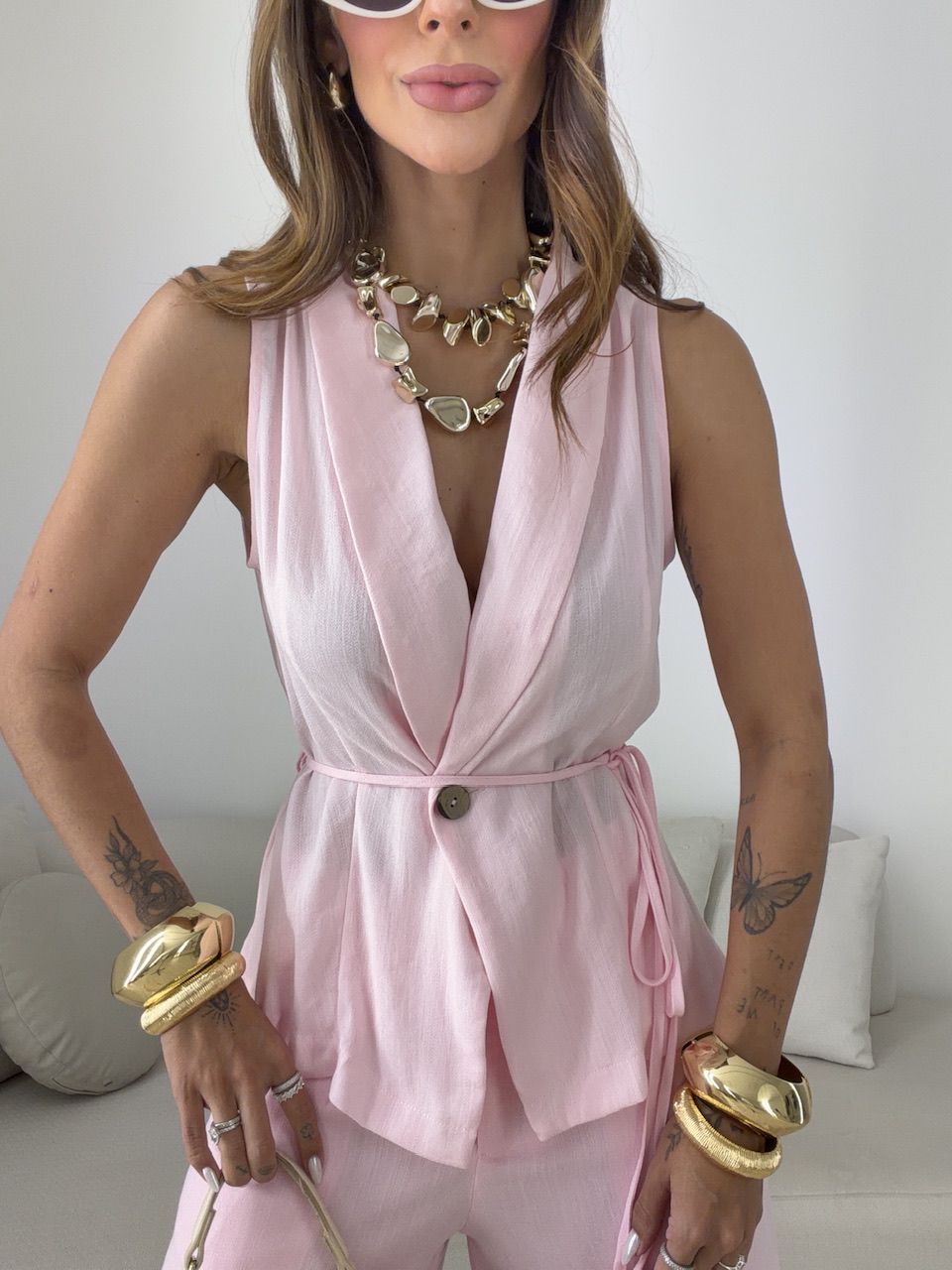 CONJUNTO RAFAELA CALÇA ROSA