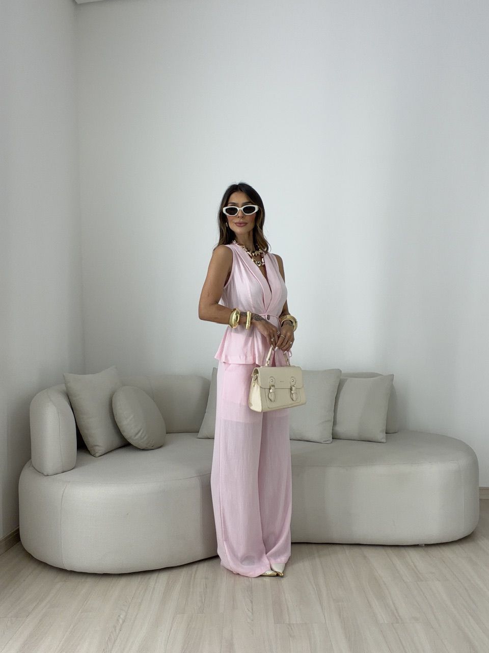 CONJUNTO RAFAELA CALÇA ROSA