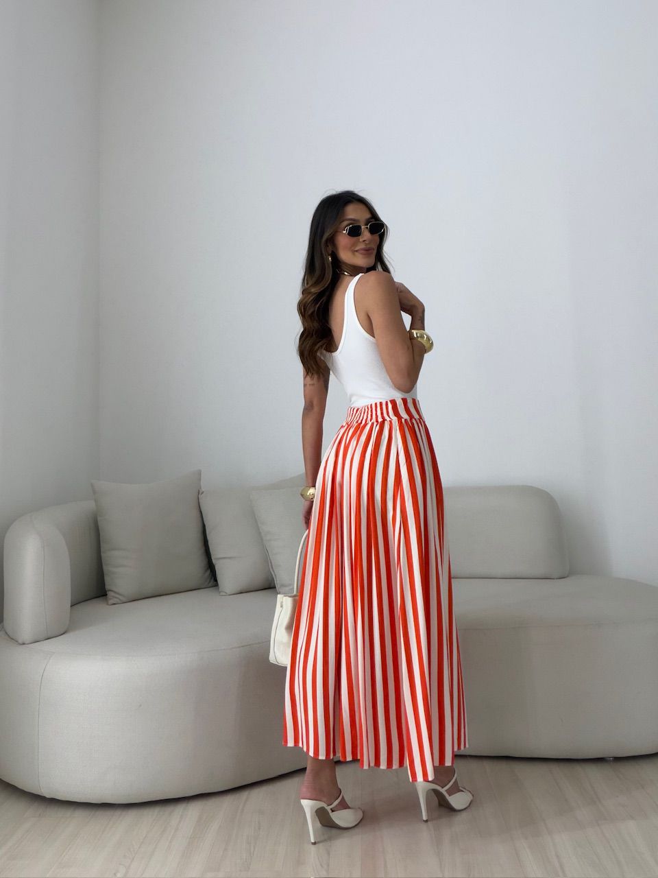 SAIA VALENTINA LISTRADA VERMELHA