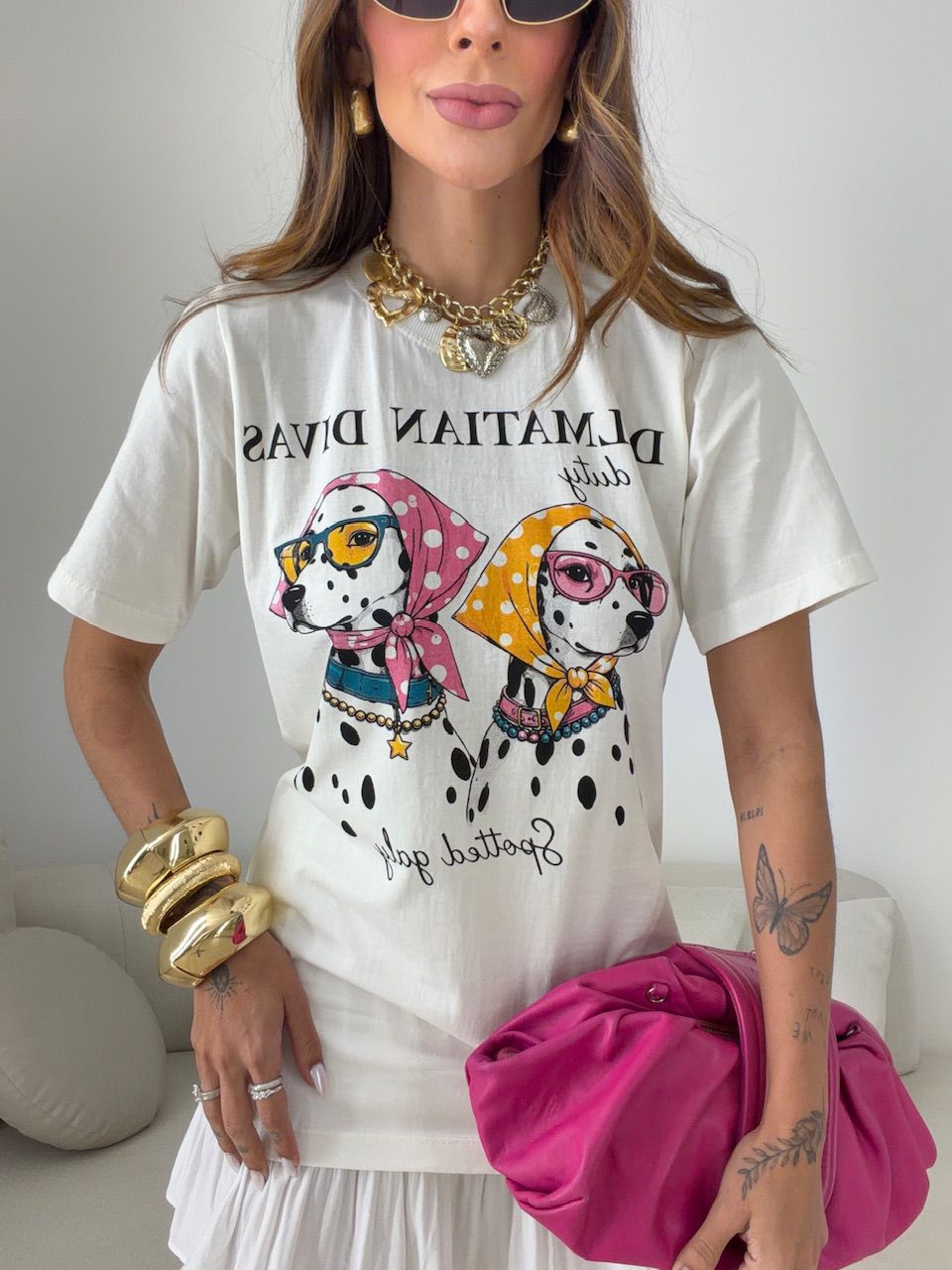 T-SHIRT ELLIE DALMATA DIVAS