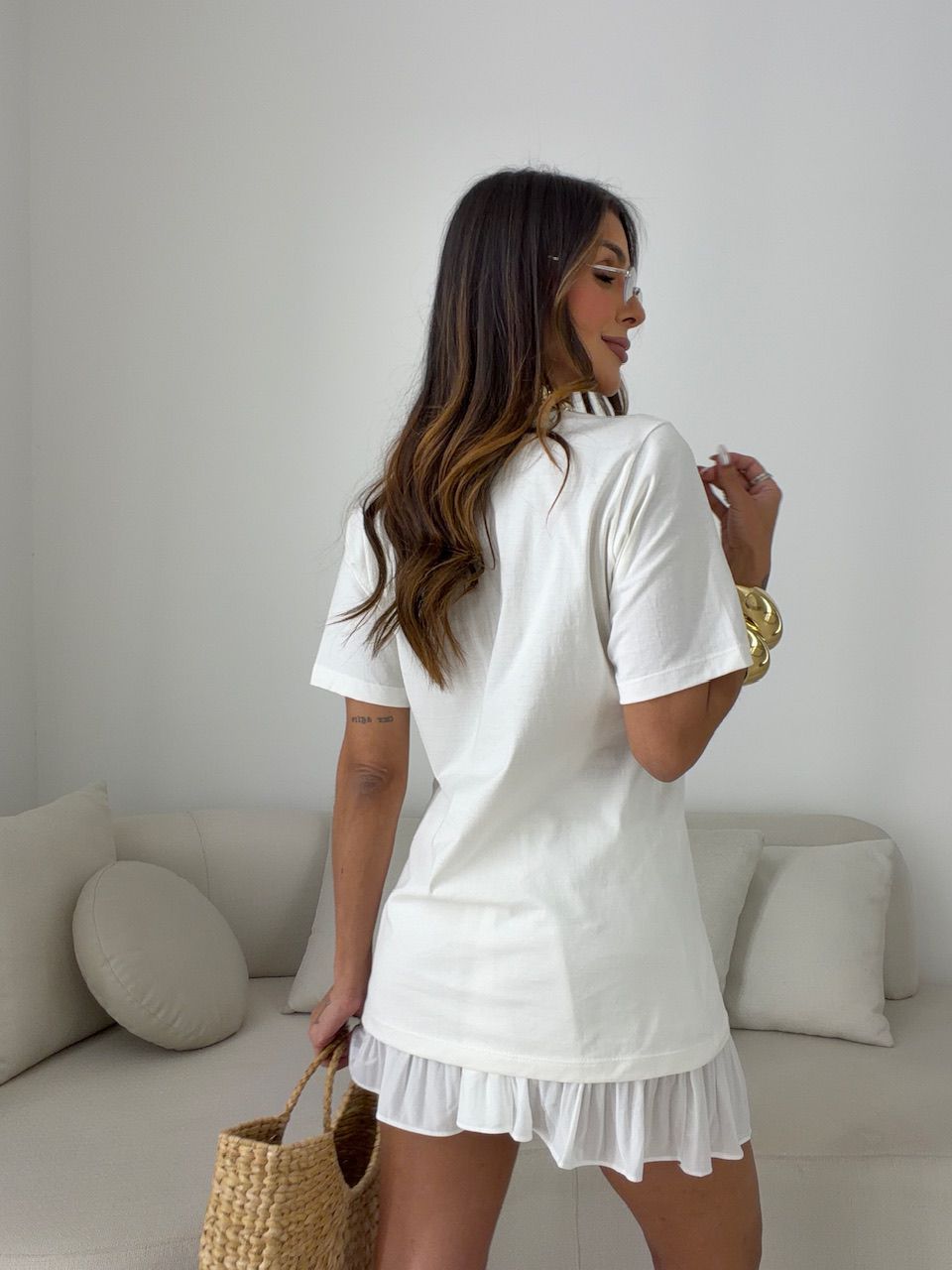 T-SHIRT ELLIE LAGOSTA FLORES