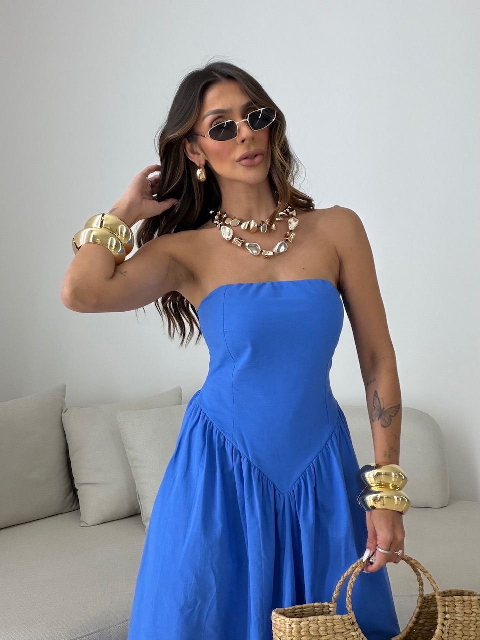 VESTIDO MARIAH TOMARA QUE CAIA AZUL