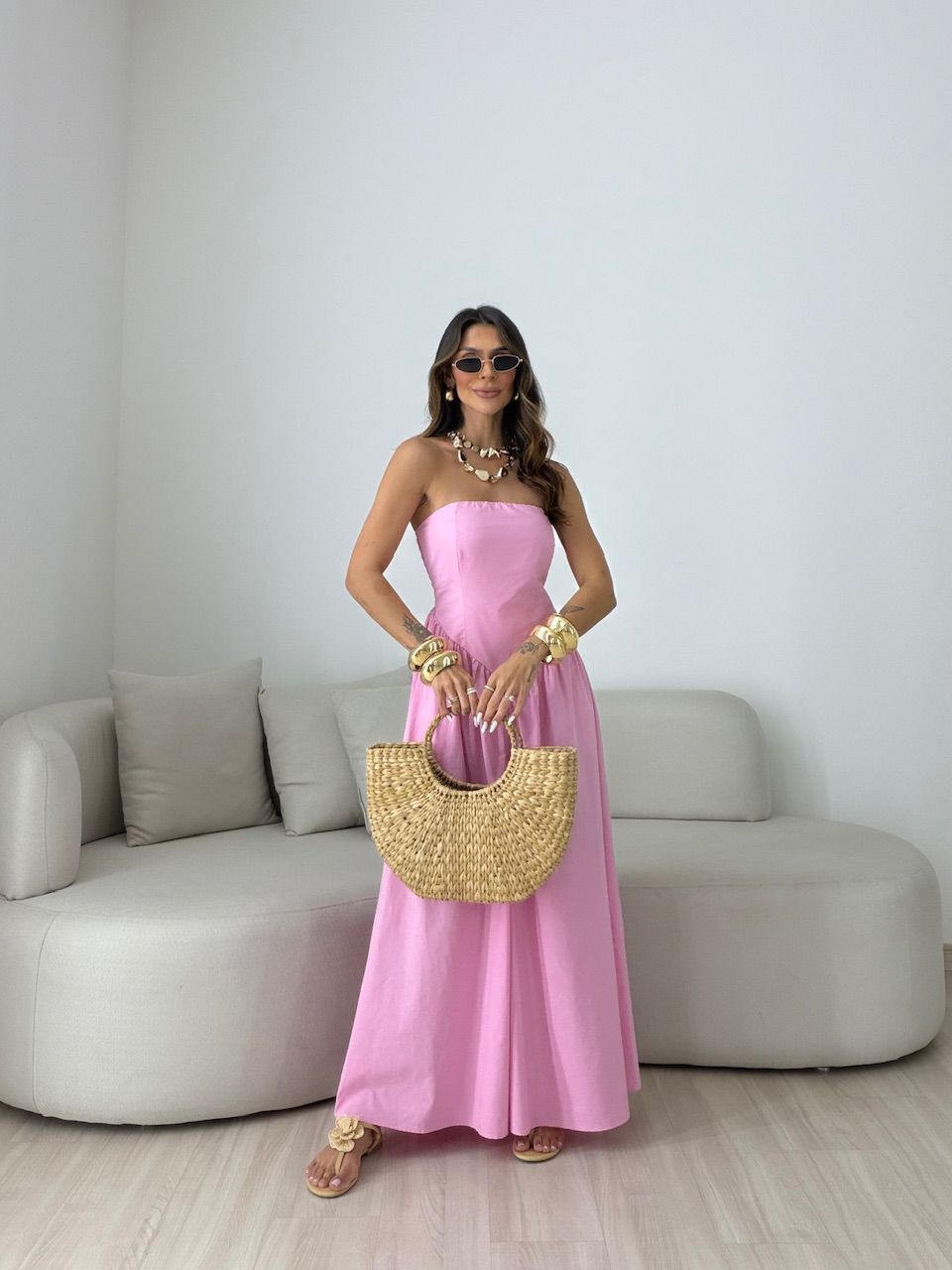 VESTIDO MARIAH TOMARA QUE CAIA ROSA - 0080900031 - CAROLLA FERRARO
