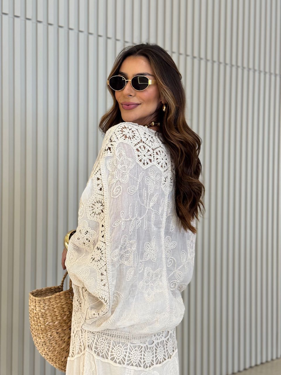 CAMISA REGINA CROCHÊ CRU