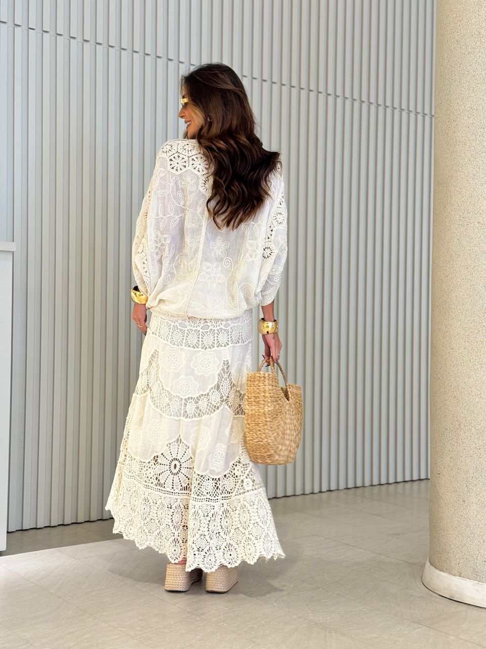 CAMISA REGINA CROCHÊ CRU