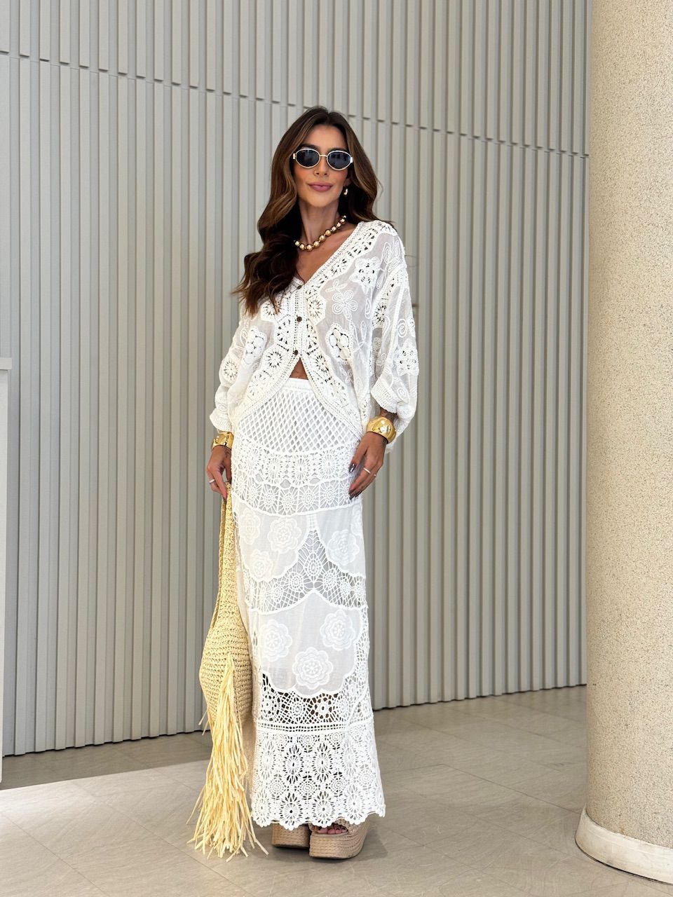 CAMISA REGINA CROCHÊ OFF