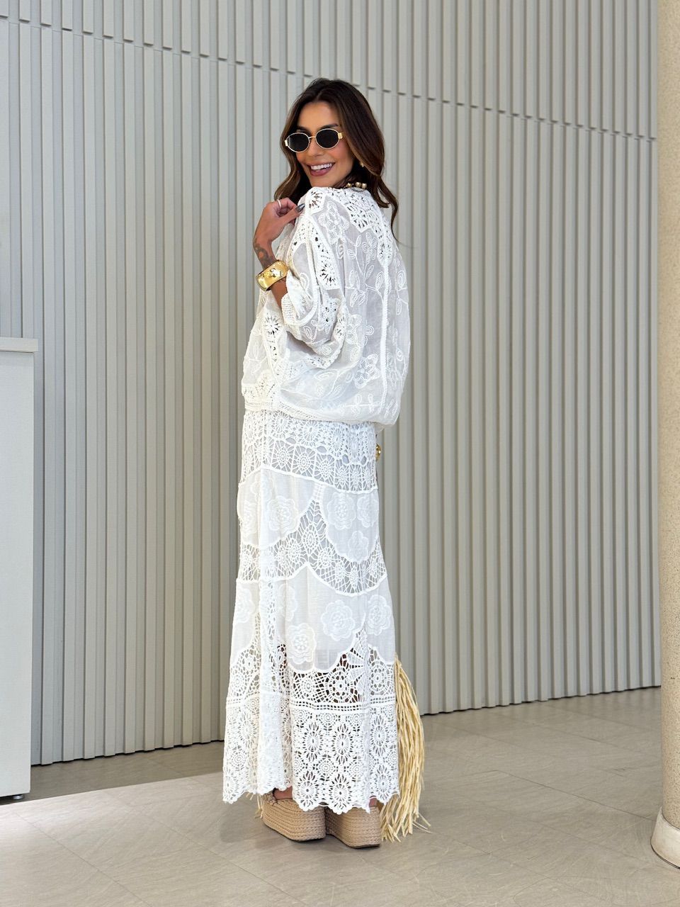 SAIA CLAUDIA CROCHÊ OFF