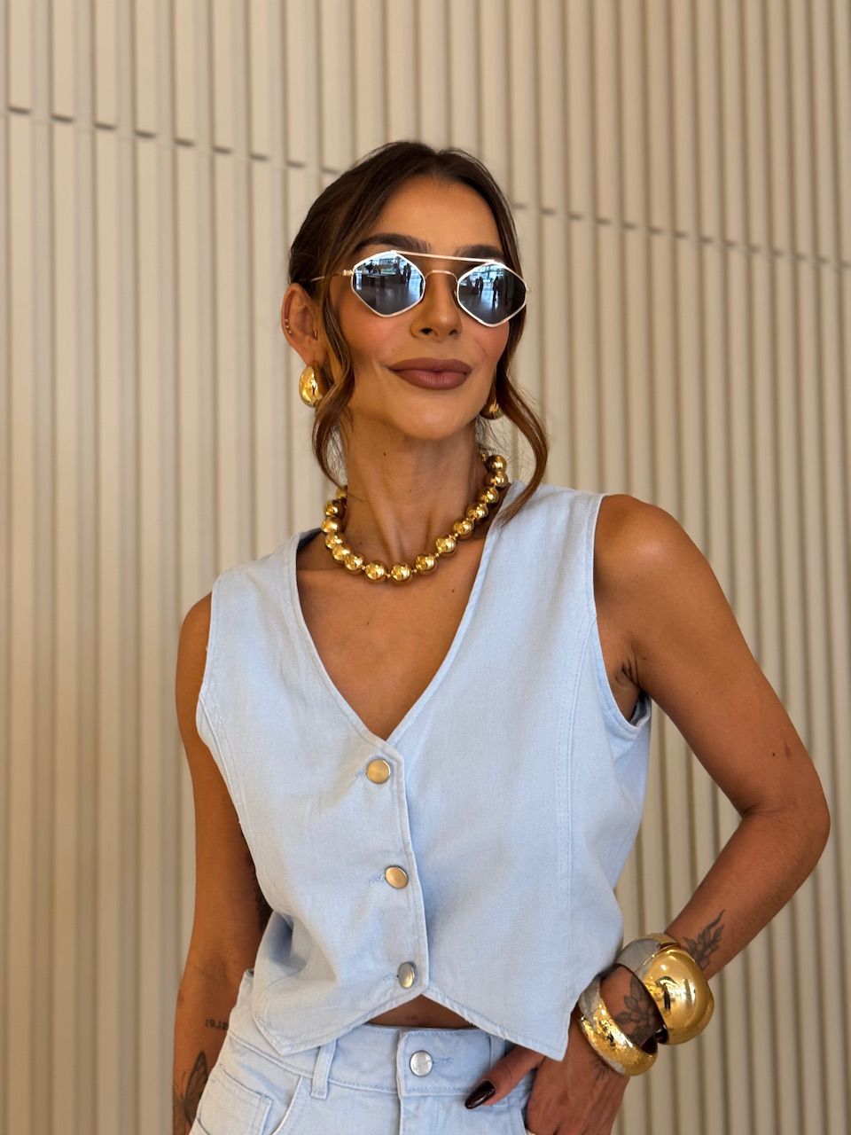 COLETE LARA JEANS azul - 0072820109 - CAROLLA FERRARO