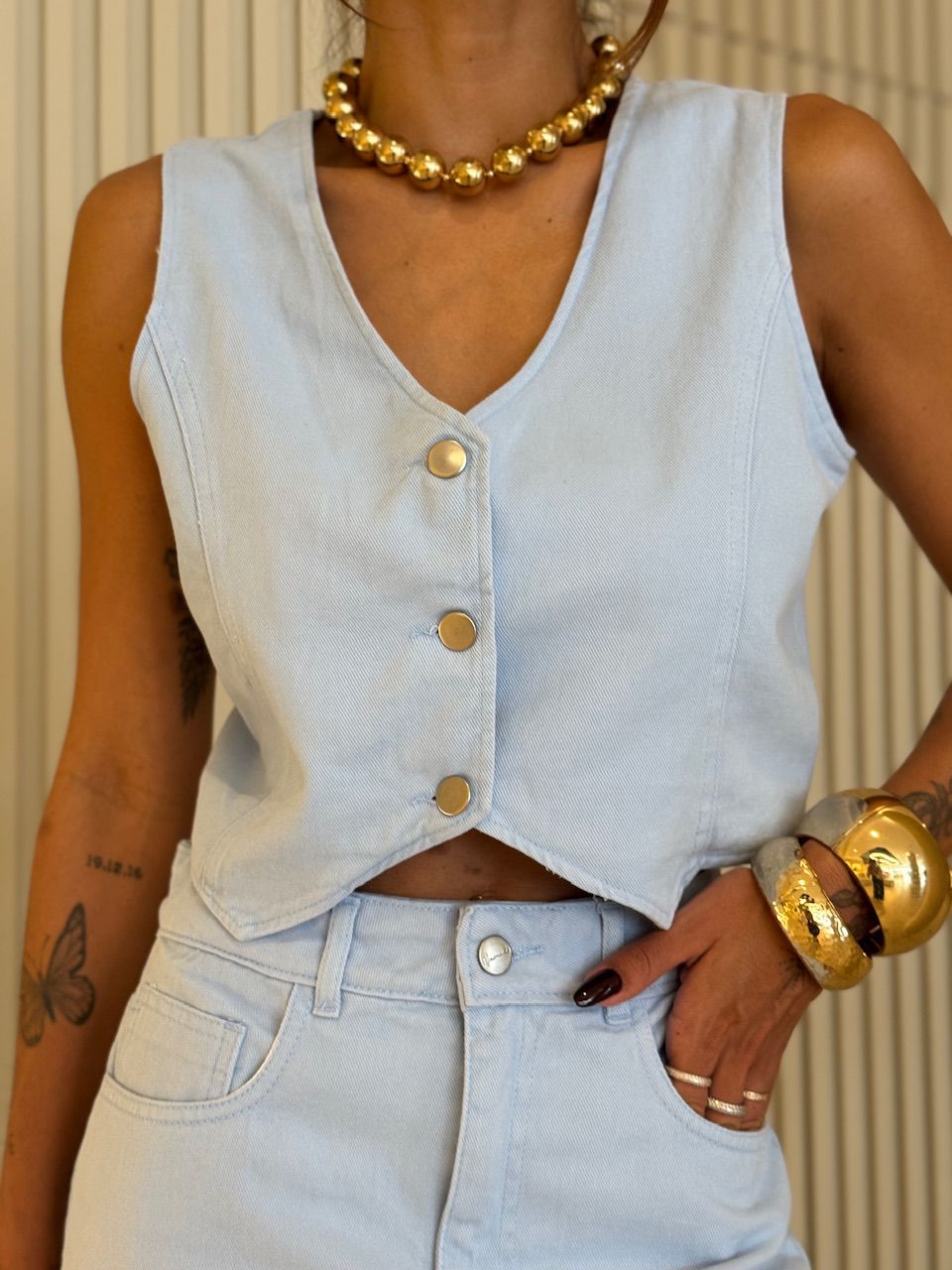 COLETE LARA JEANS azul