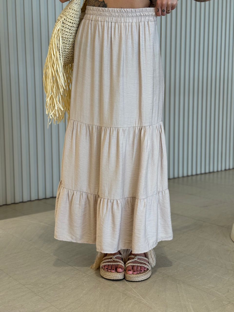 CONJUNTO FERNANDA SAIA LONGA AREIA