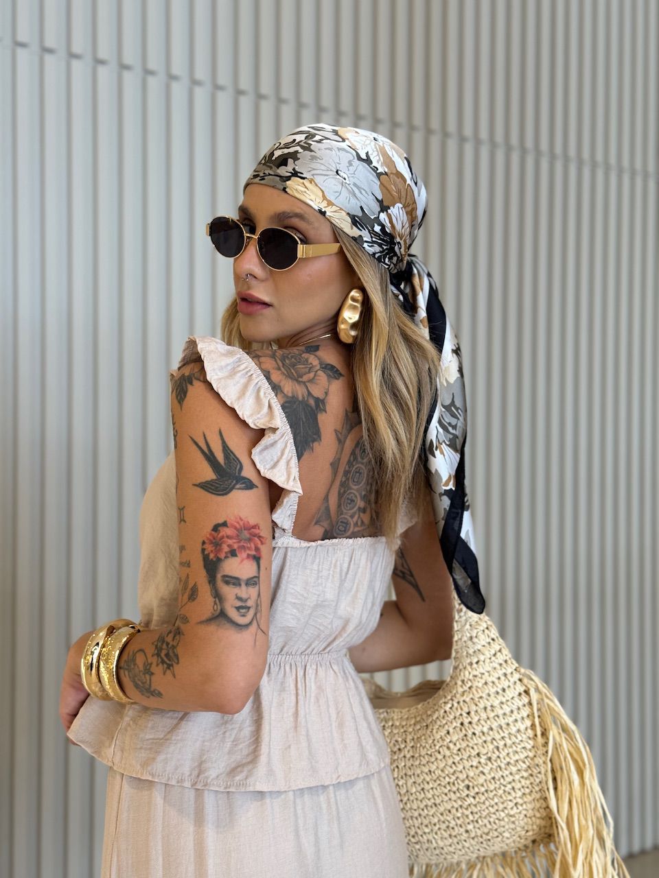 CONJUNTO FERNANDA SAIA LONGA AREIA