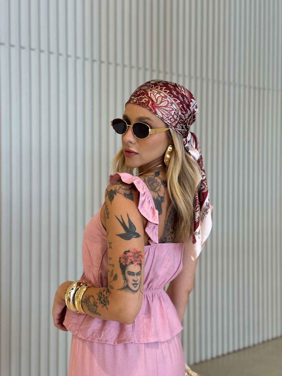 CONJUNTO FERNANDA SAIA LONGA ROSA