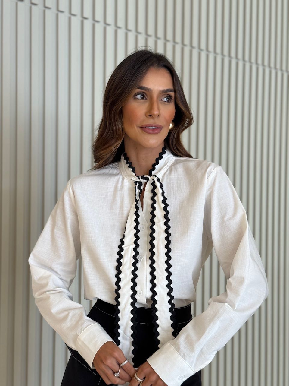 CAMISA PAOLA AMARRAÇÃO OFF - 0074130048 - CAROLLA FERRARO