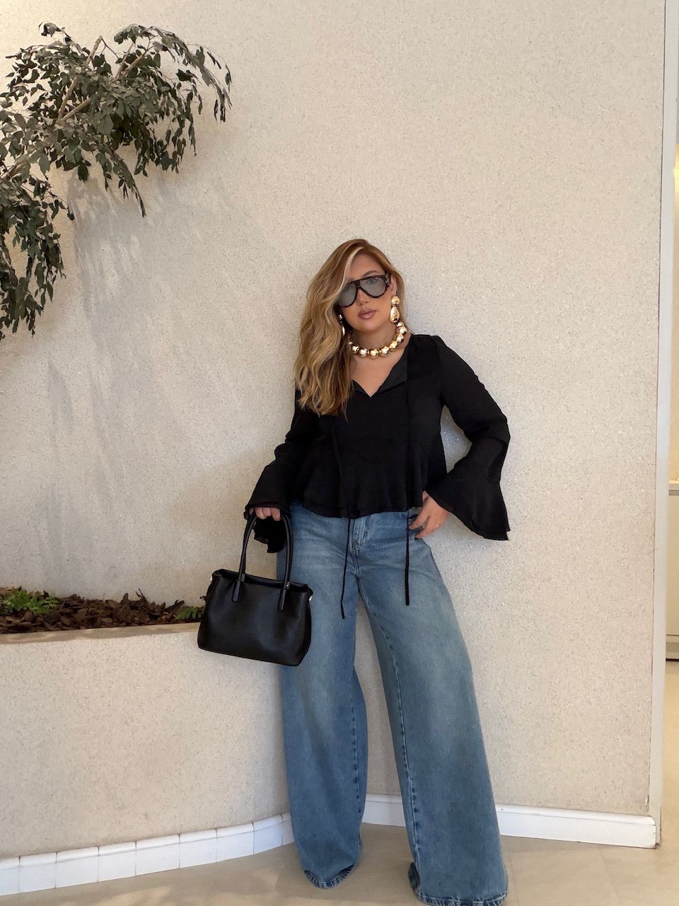 CALÇA GIULIA WIDE LEG JEANS