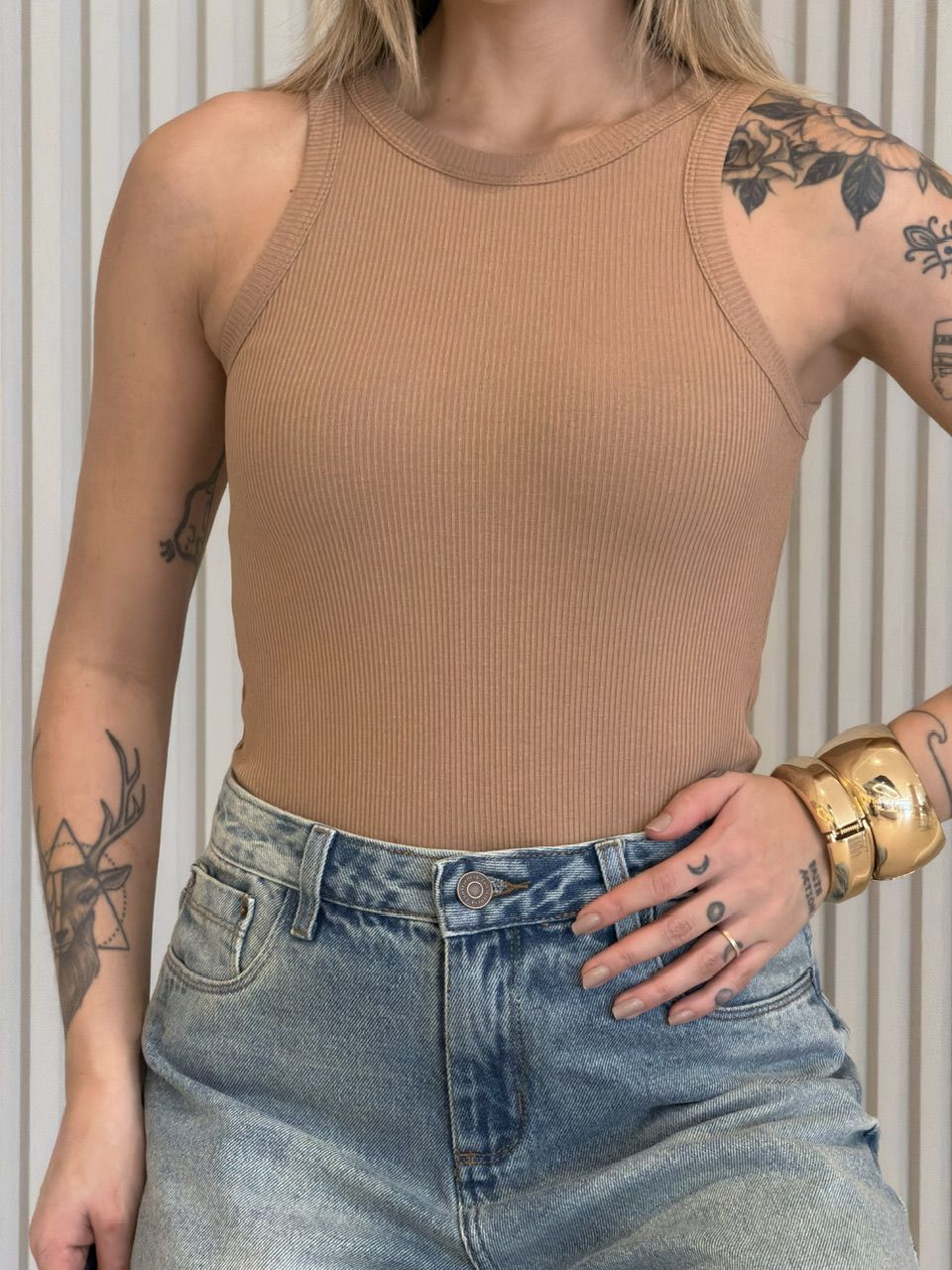 BLUSA VILMA CAVADA NUDE