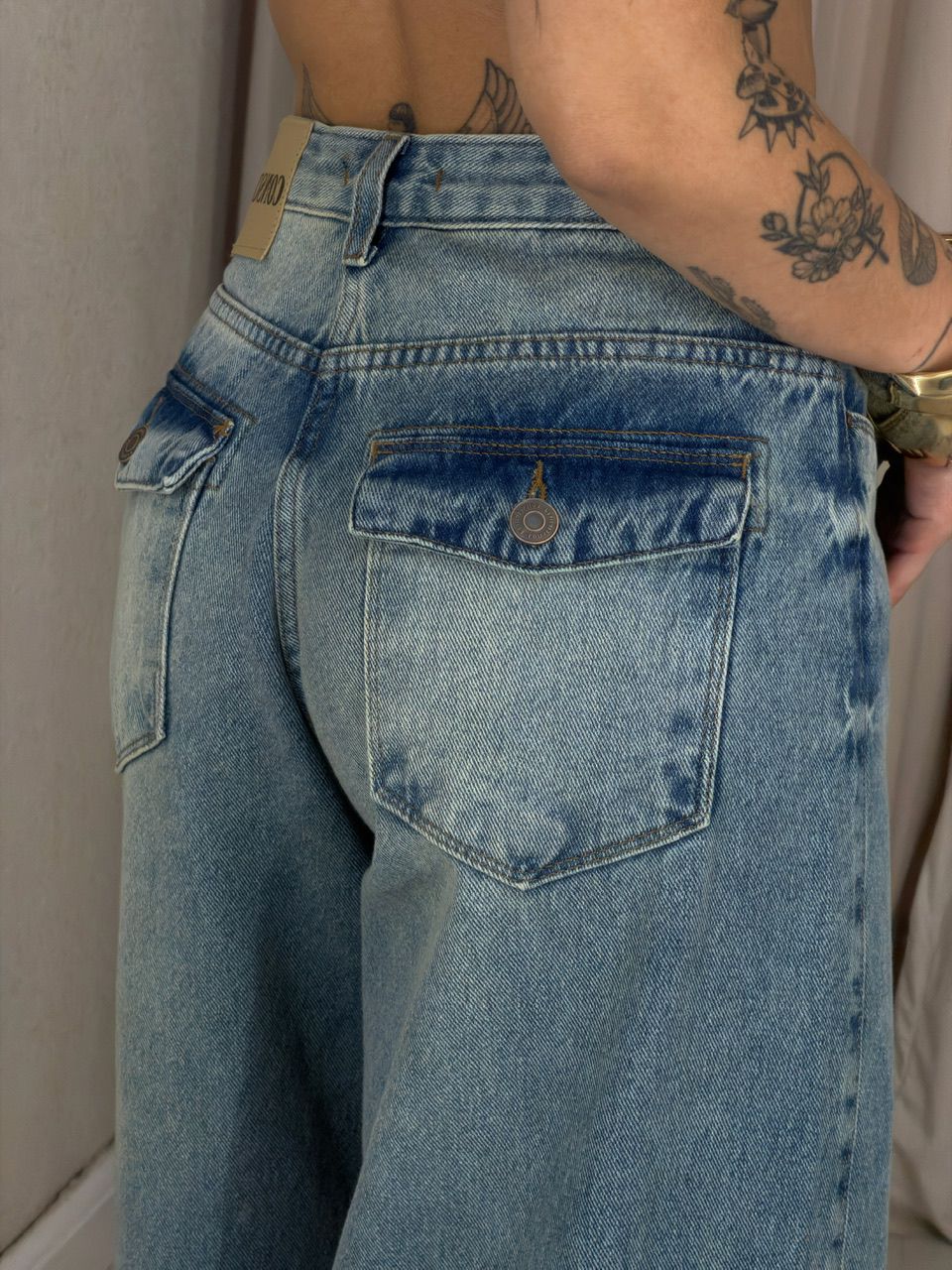 CALÇA GIULIA WIDE LEG JEANS