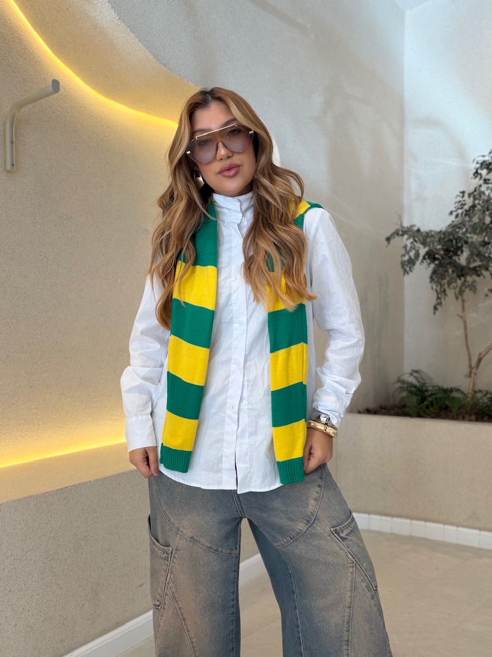 BLUSA BRASIL MANGA LONGA VERDE