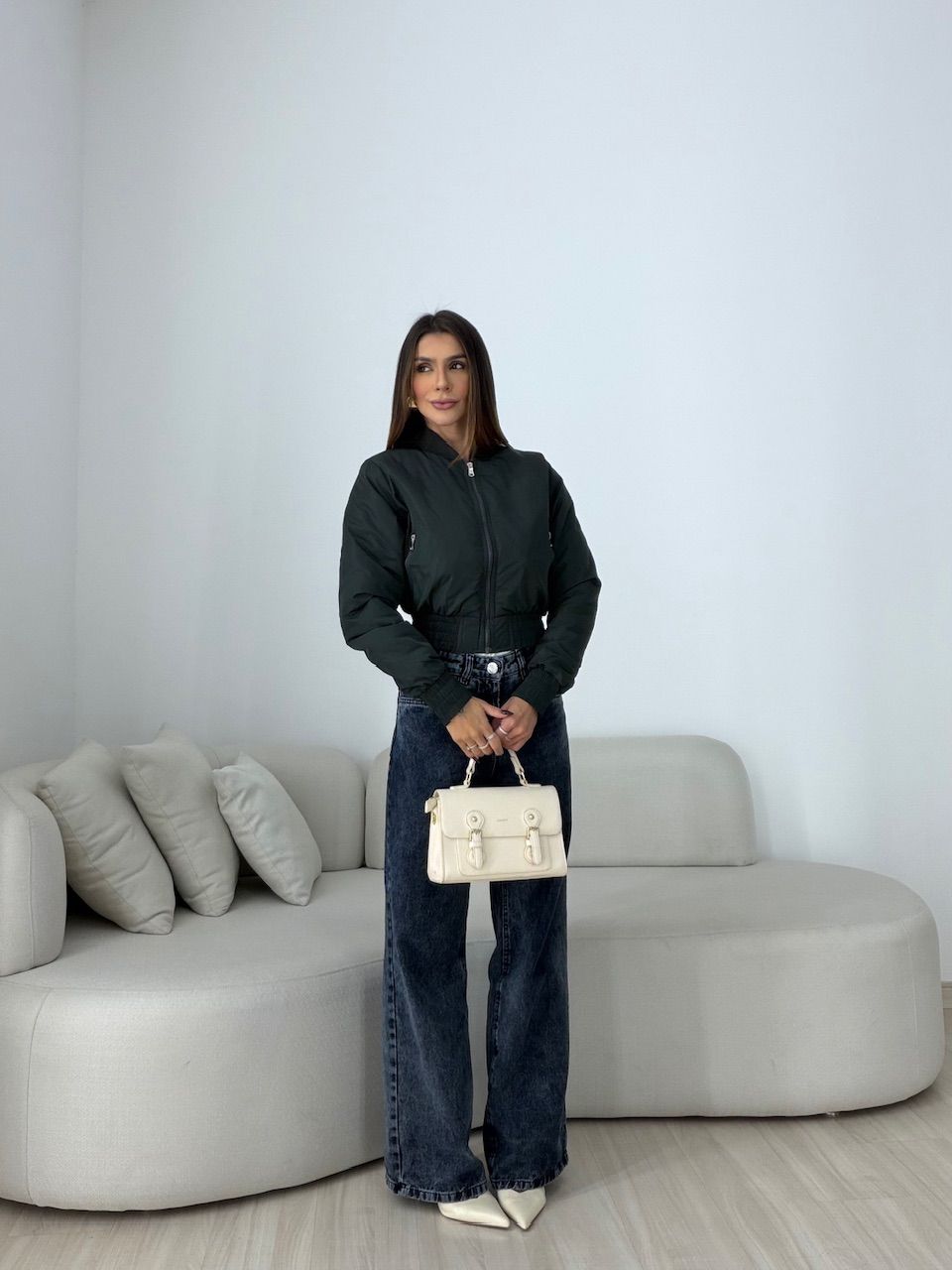 JAQUETA CECÍLIA PUNHOS VERDE