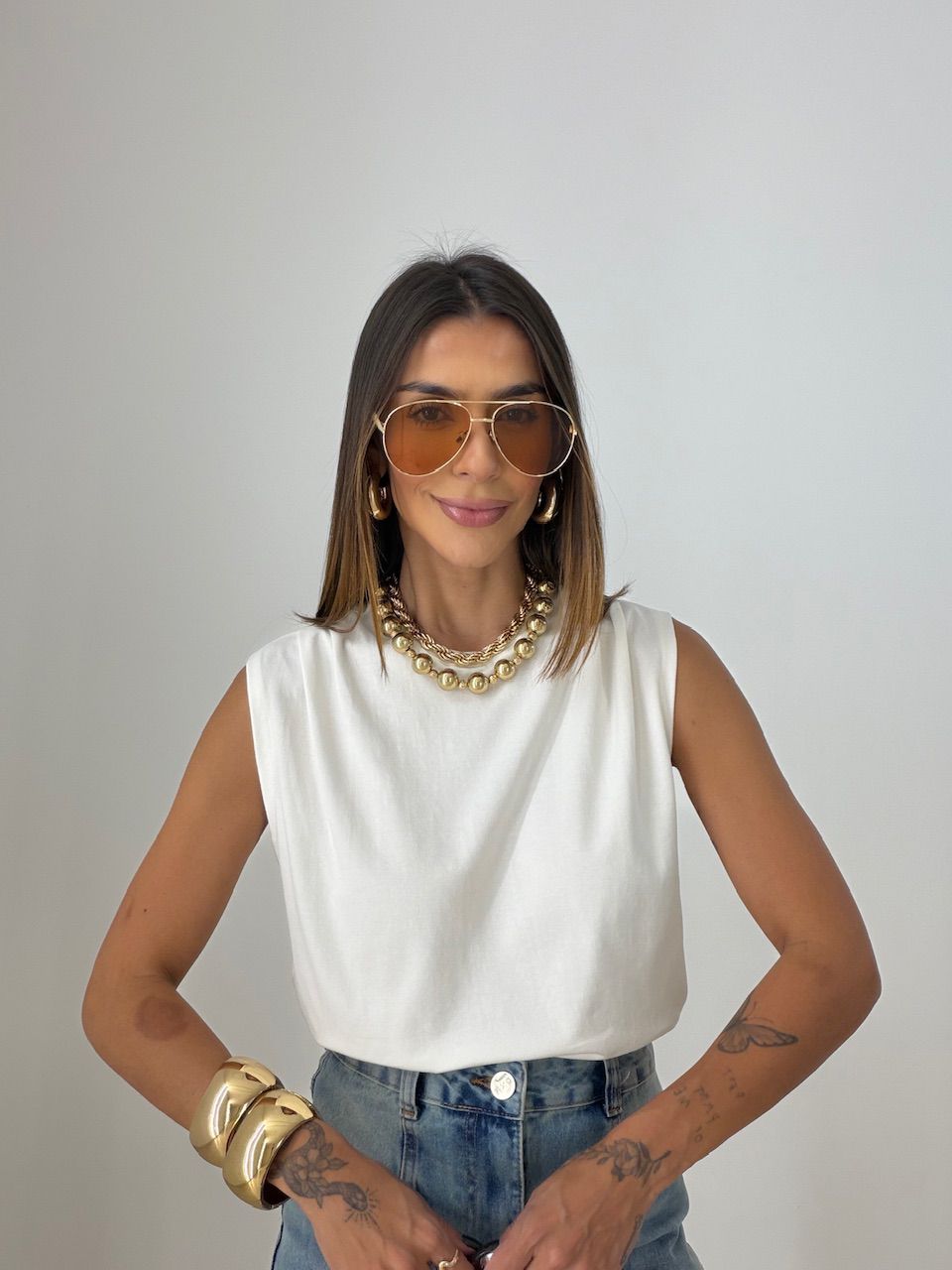REGATA JANAÍNA OVER OFF - 0077610048 - CAROLLA FERRARO