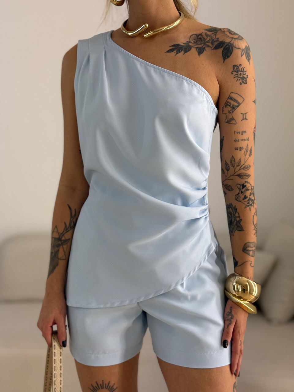 CONJUNTO ALANIS NULA MANGA BABY BLUE