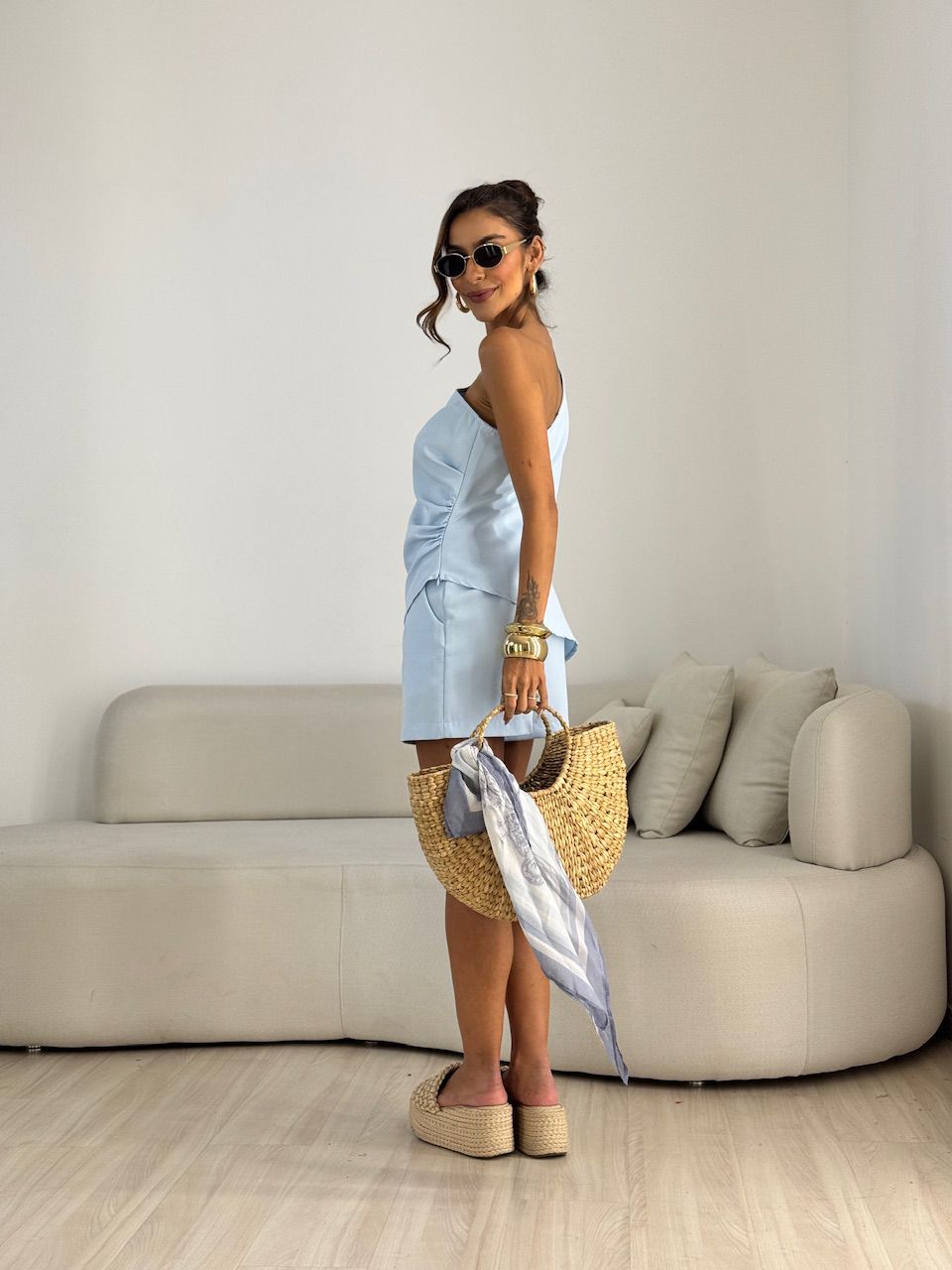 CONJUNTO ALANIS NULA MANGA BABY BLUE