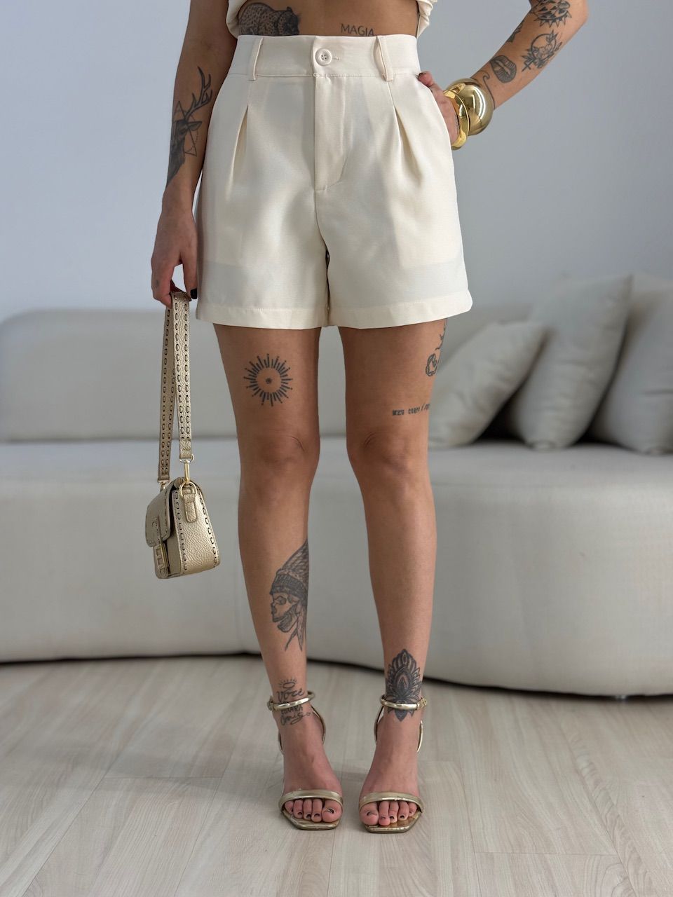 CONJUNTO ALANIS NULA MANGA MARFIM