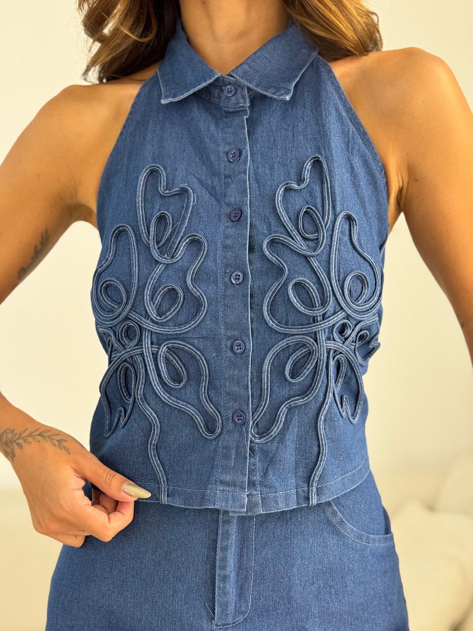 CONJUNTO AMANDA JEANS AZUL
