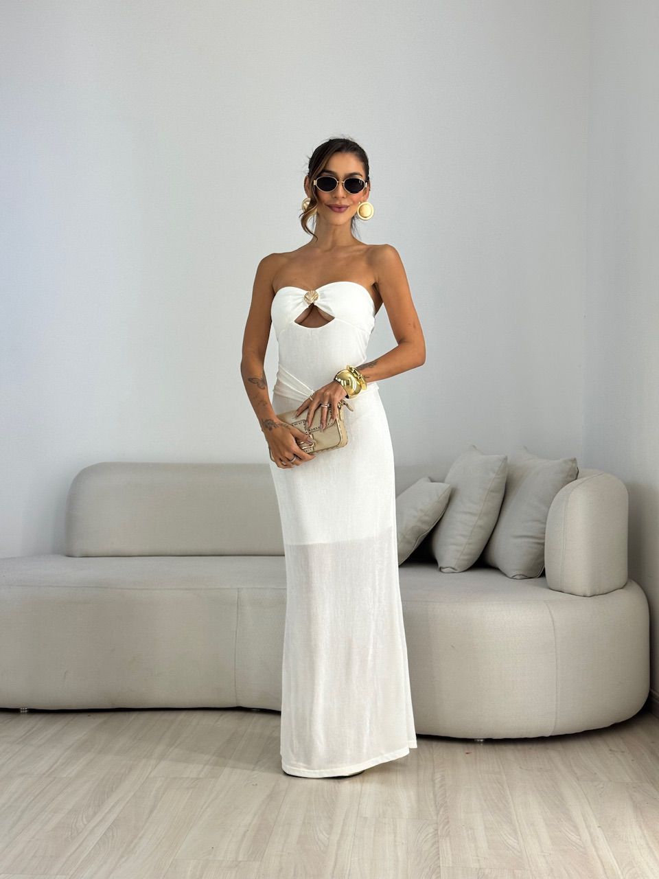 VESTIDO ANDREZA CONCHA OFF