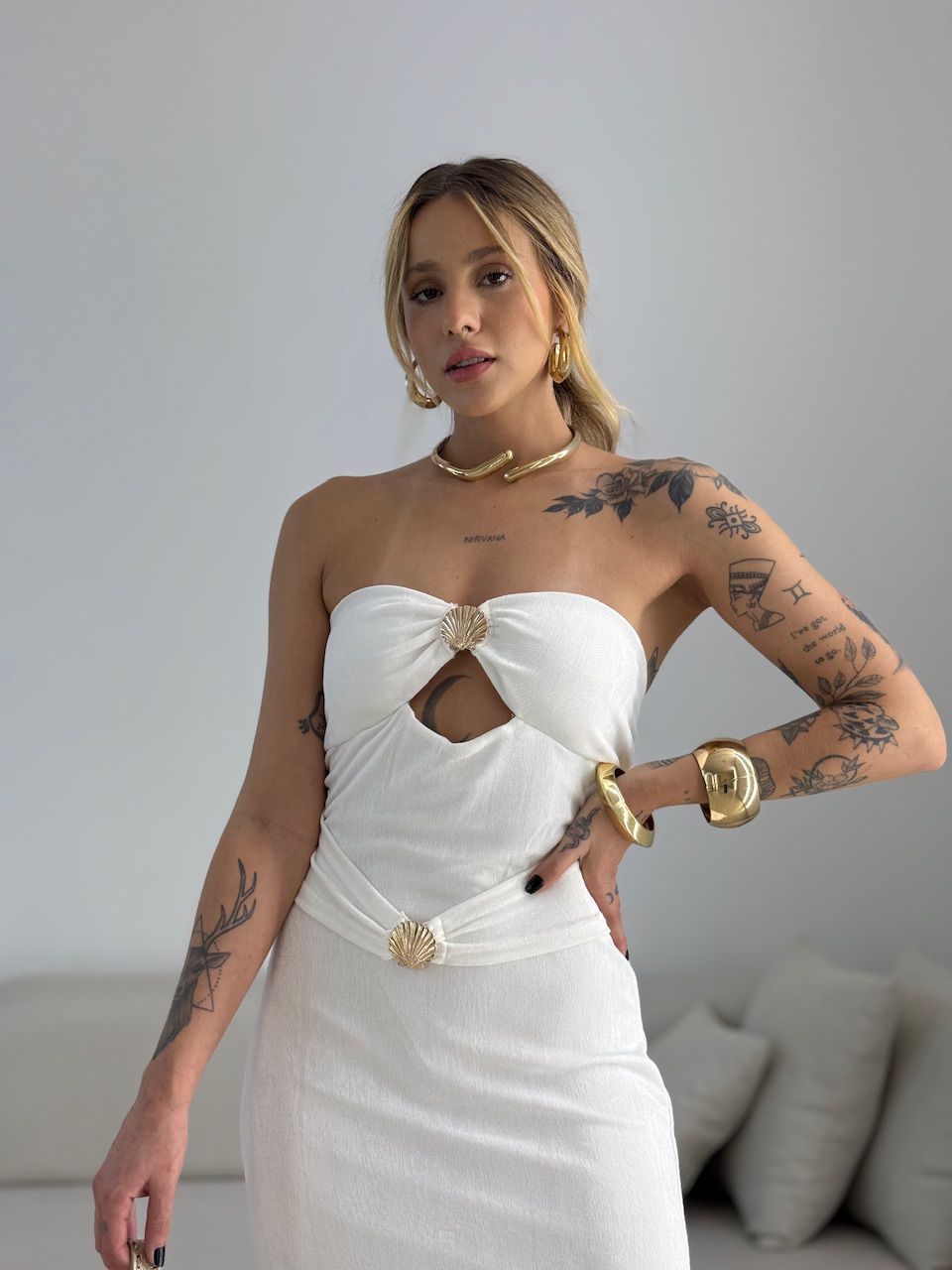 VESTIDO ANDREZA CONCHA OFF