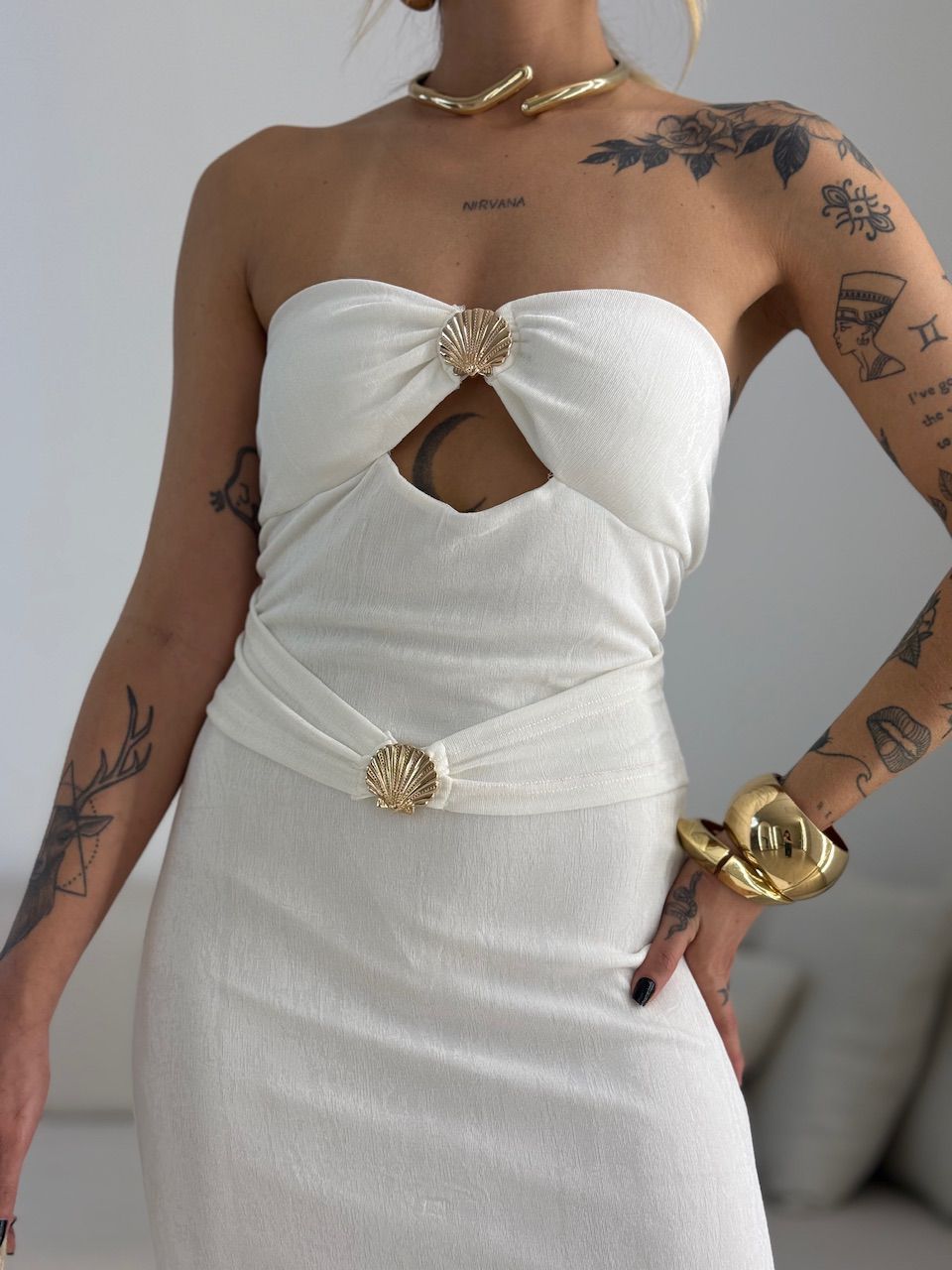 VESTIDO ANDREZA CONCHA OFF