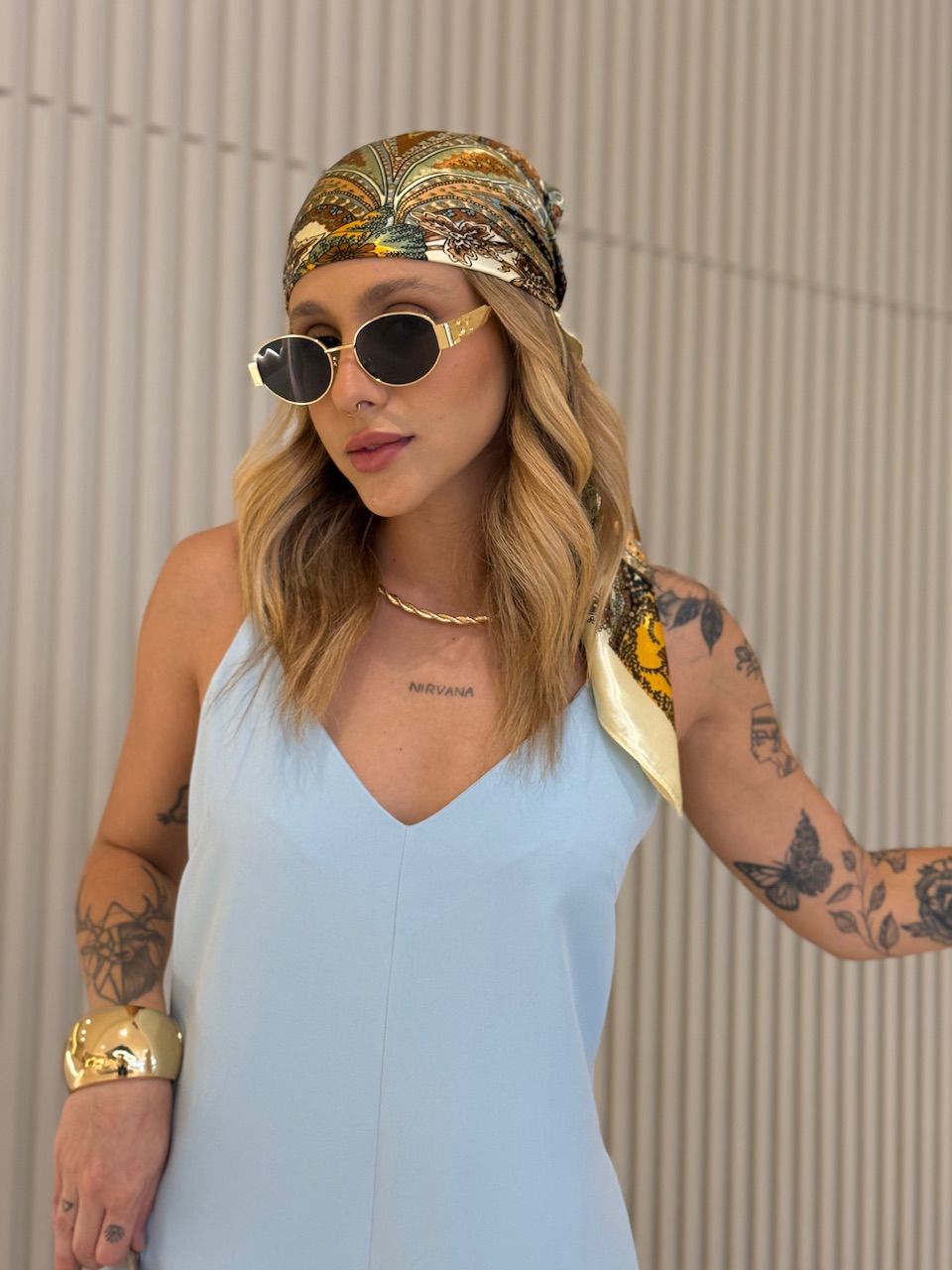 MACACÃO OLIVIA ALFAIATARIA AZUL