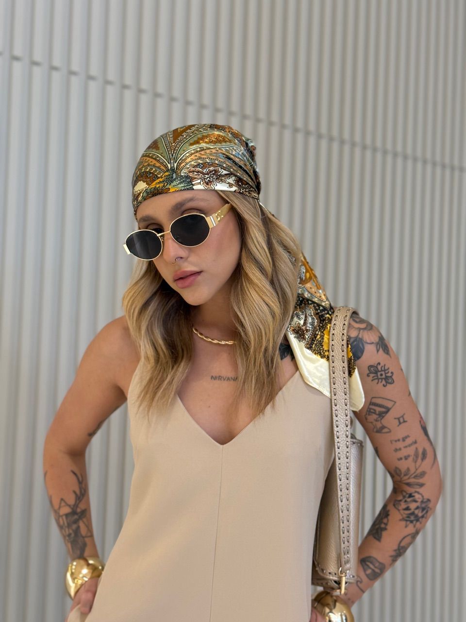 MACACÃO OLIVIA ALFAIATARIA NUDE