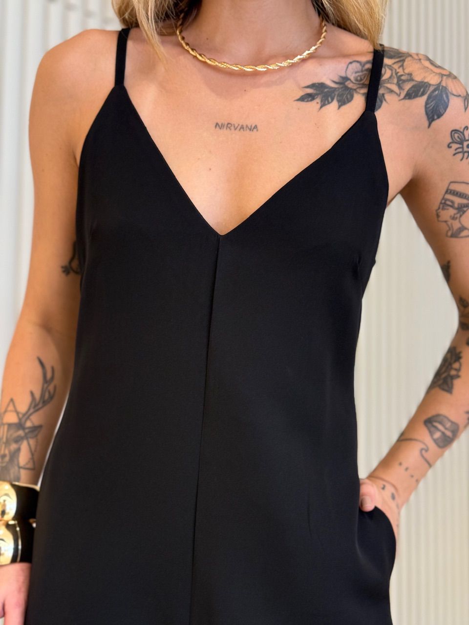 MACACÃO OLIVIA ALFAIATARIA PRETO