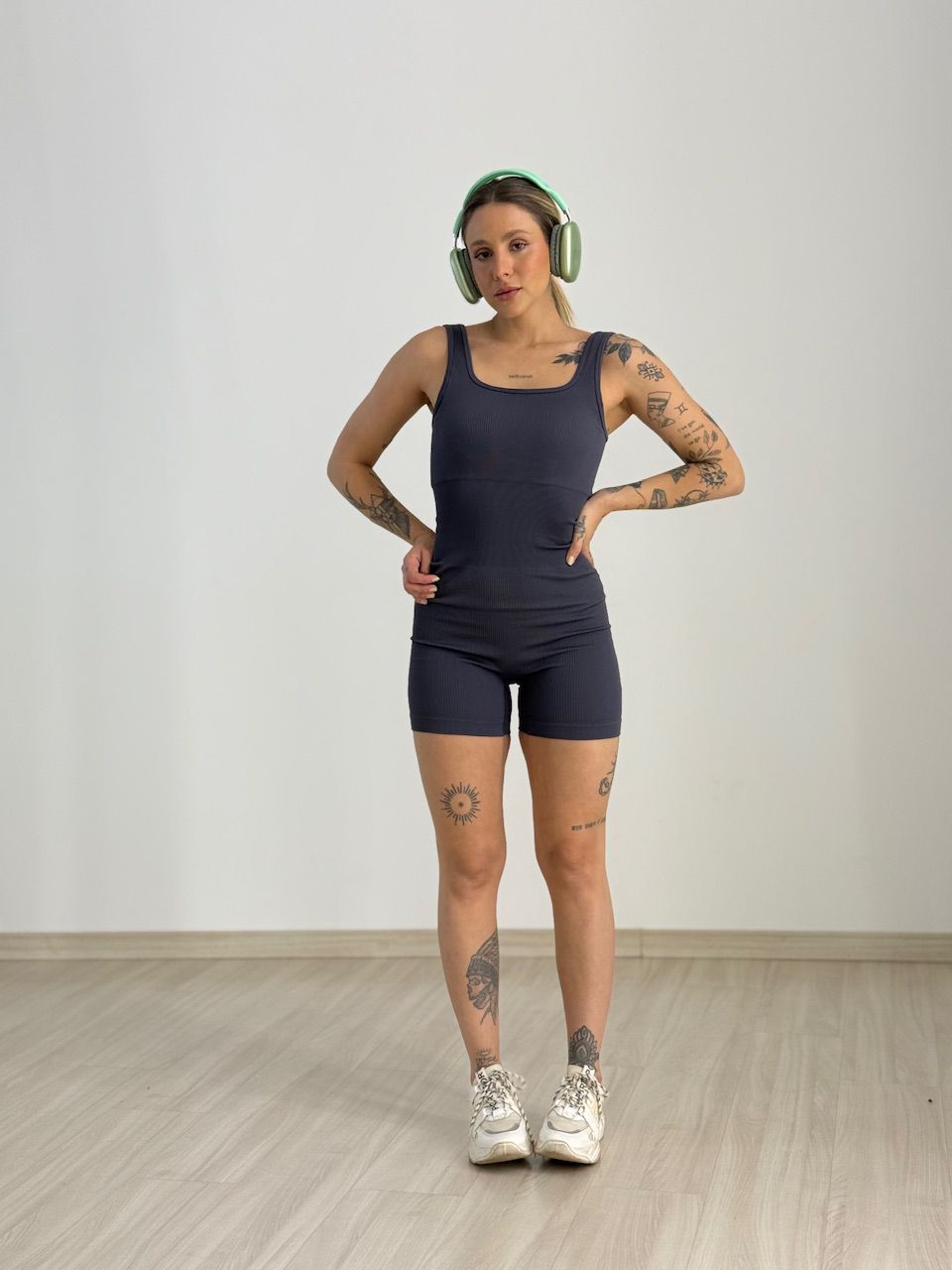 MACAQUINHO TAYNA FIT CAVADO CHUMBO - 0072510092 - CAROLLA FERRARO