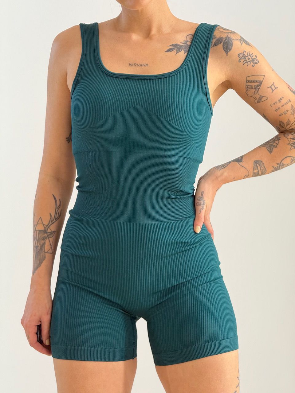 MACAQUINHO TAYNA FIT CAVADO VERDE PETRÓLEO